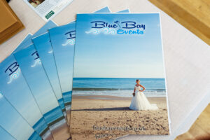 Information booklet on wedding planners Blue Bay Events at Durlston Castle
