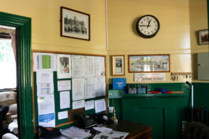 Corfe Castle railway stationmaster's office