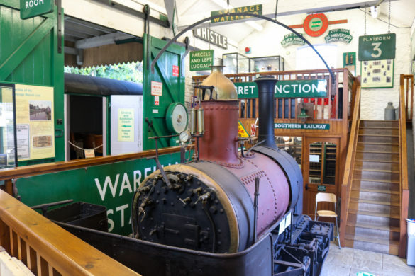 Secondus Engine at Swanage Railway museum