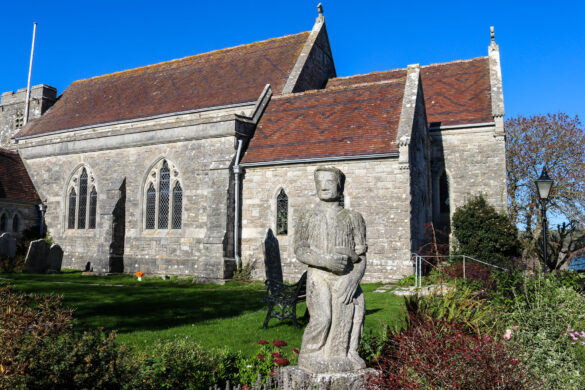 St George's statue, Langton Matravers church