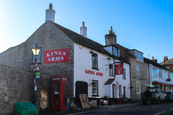 The King's Arms pub on the high street in Langton Matravers