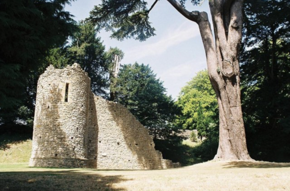 The mock ruin at Sherborne Castle
