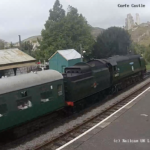 Screenshot Corfe Castle station webcam train