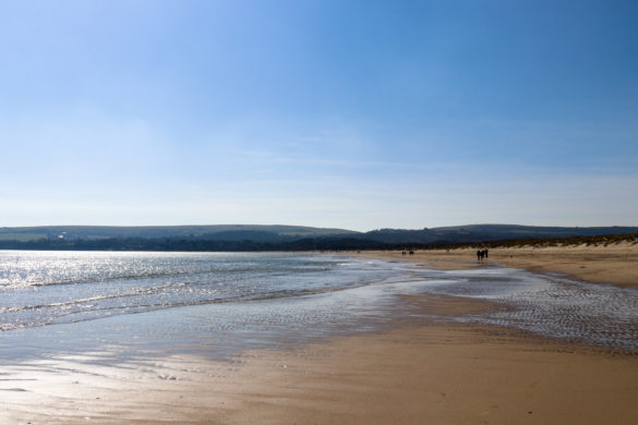 Purbeck Hills viewed from Studland Bay