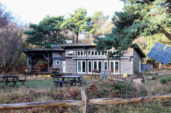 The education and learning Discovery Centre in Studland Bay