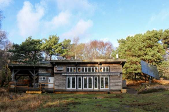 Studland's discovery centre in its woodland setting