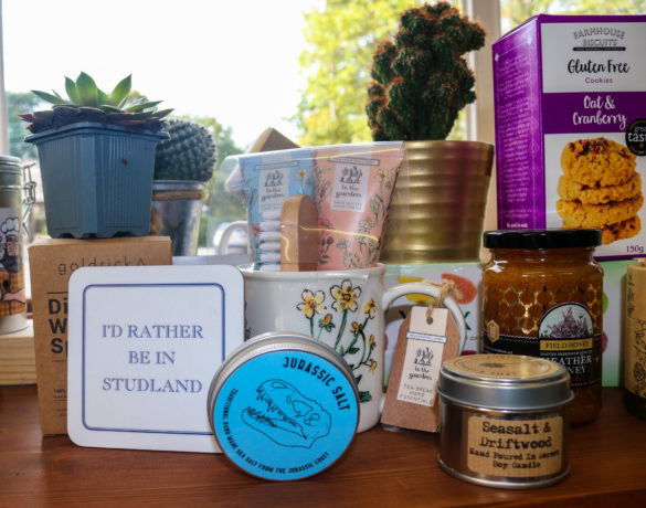 Souvenirs and trinkets at Studland Stores