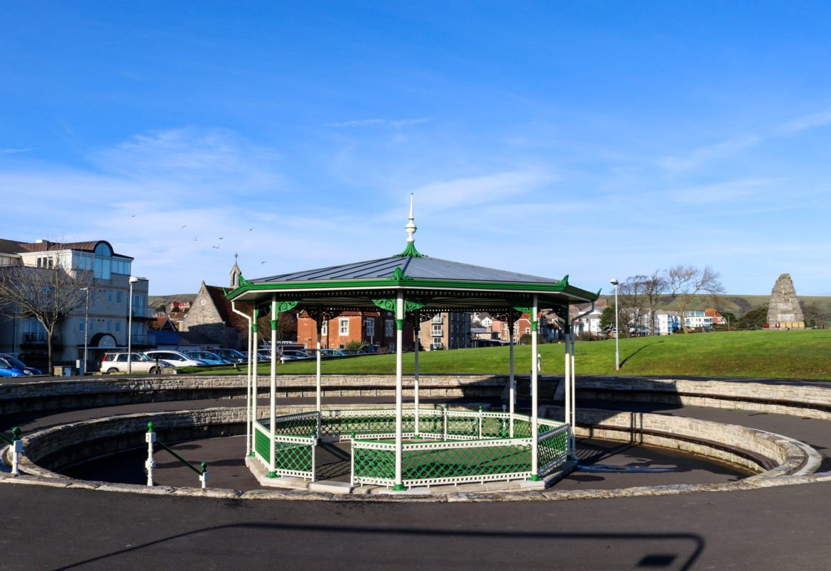 Swanage's restored 1920s bandstand