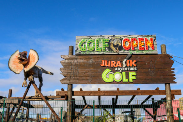 Jurassic Golf crazy golf course at Swanage's Santa Fe fun park