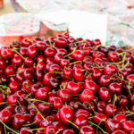 Cherries for sale in Wareham market