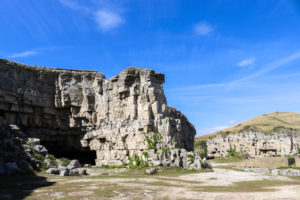 Quarry chamber in the cliff at Winspit