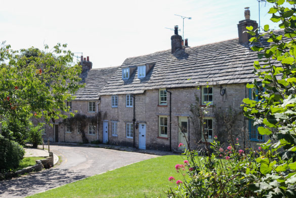 Cottages on London Row in Worth Matravers
