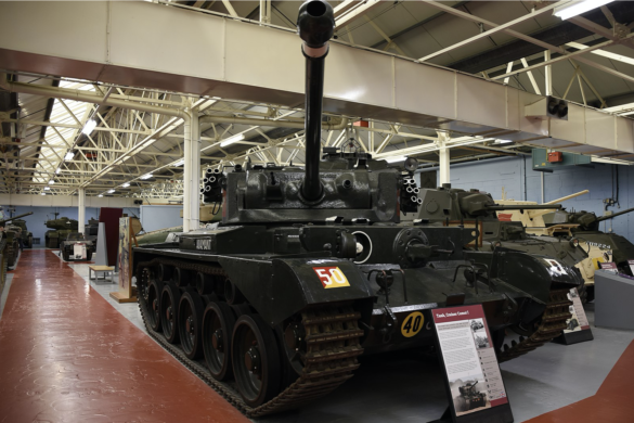 The A34 Cruiser Tank Comet at the Tank Museum in Bovington