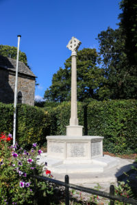 war memorial in Wareham outside St Martin's church