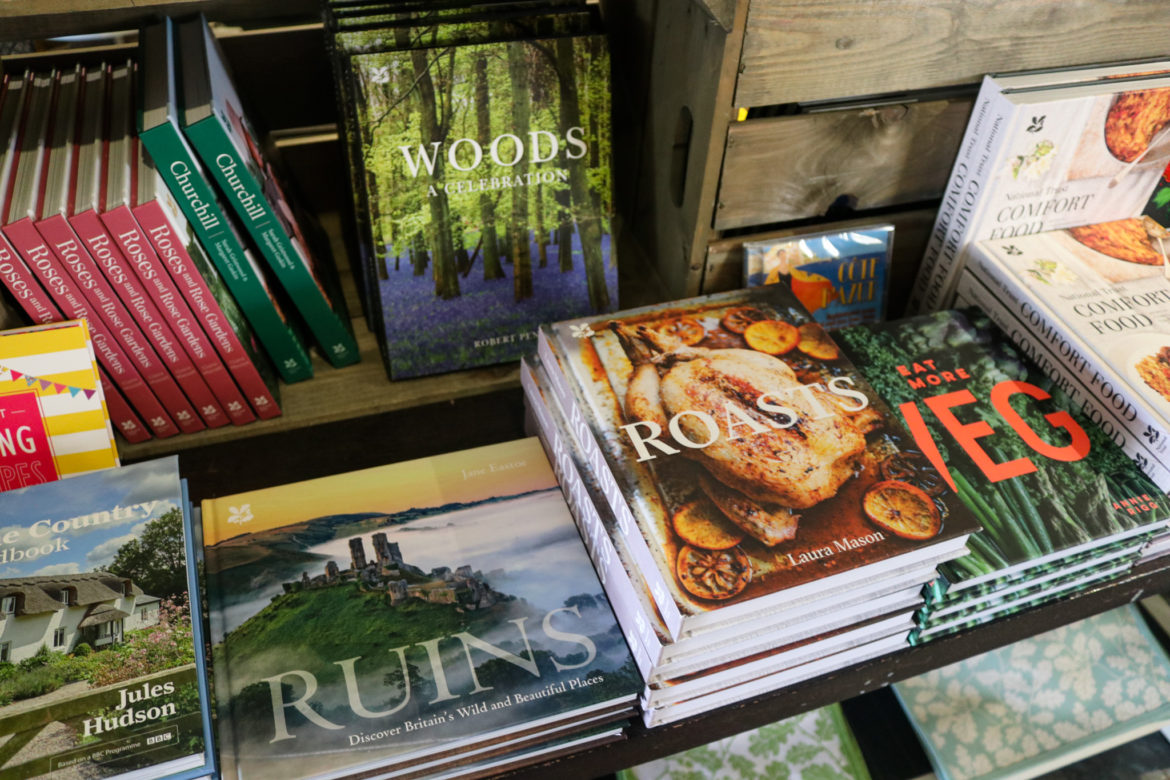 Books in the Corfe Castle National Trust shop
