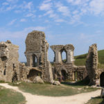 Ruined top section of Corfe Castle