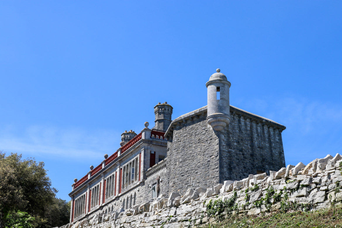Durlston Castle viewed from the Globe