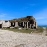 Remains of abandoned quarry building at Winspit