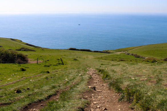 Pathway down to Dancing Ledge