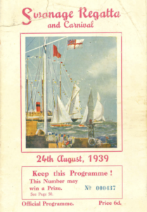 Vintage programme cover from the Swanage Carnival , c. 1939