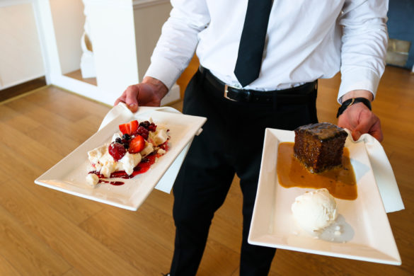 Swanage Grand Hotel's sticky toffee pudding and Eton Mess