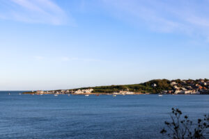 Peveril Point across Swanage Bay from the Grand