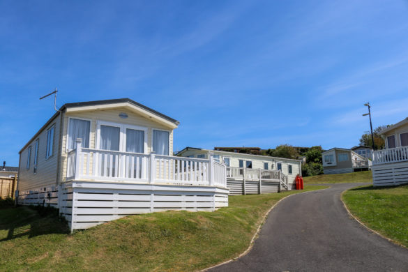 Self-catering mobile homes at the Swanage Coastal Park