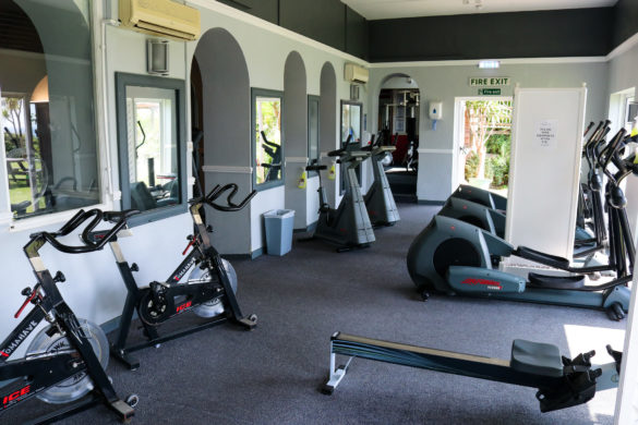 Exercise bikes and workout machines, Swanage Grand hotel