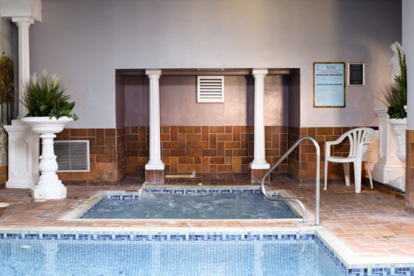 The Grand Hotel's Jacuzzi area
