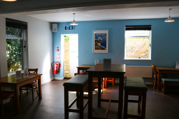 Rear dining area, Swanage Youth Hostel