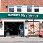 The entrance to Swanage's Budgens store
