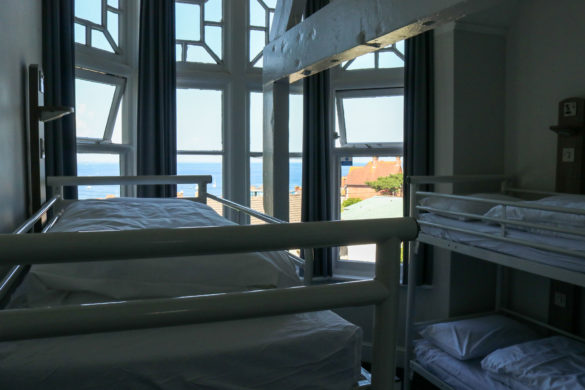 Room with a sea view at the YHA in Swanage