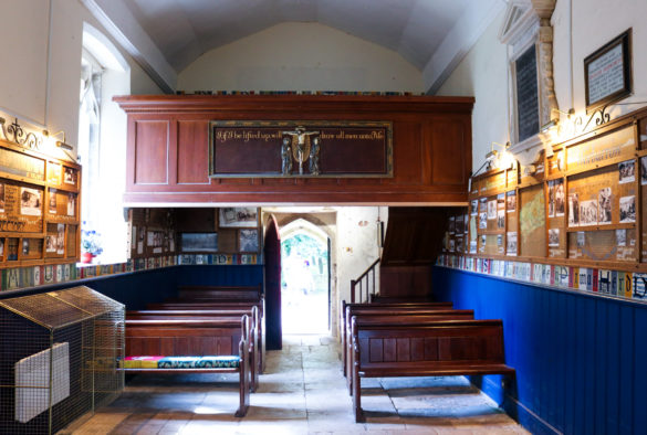 Pews and gallery seating, St Mary's Church, Tyneham