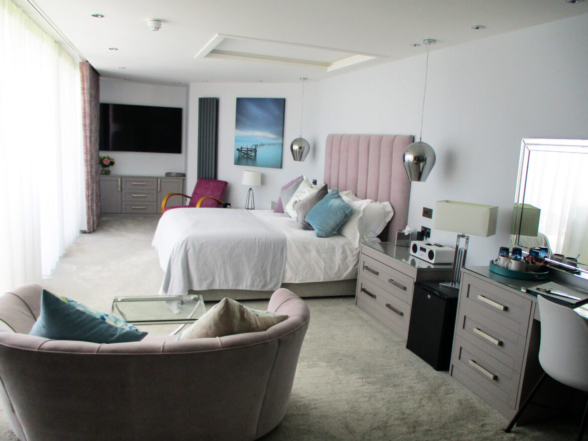 Bedroom at The Pines Hotel in Swanage