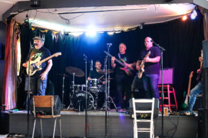 The Paul Cook Blues Band playing at Swanage Bay View Holiday Park