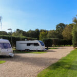 Caravans on hardstanding pitches at Wareham Forest Tourist Park