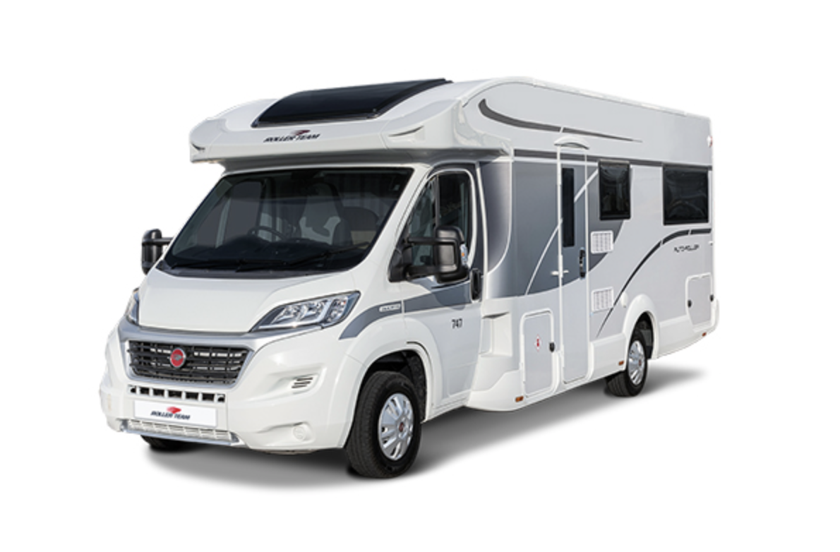 One of the Roller Team motorhomes available for hire at Go Solent Motorhome Hire in Poole