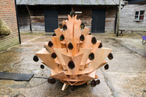 'Forest in a cone' sculpture by Eilidh Middleton