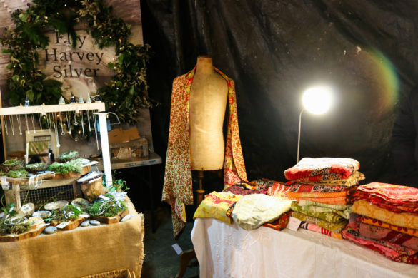 Repurposed saris by Zins, at Hartland Stud