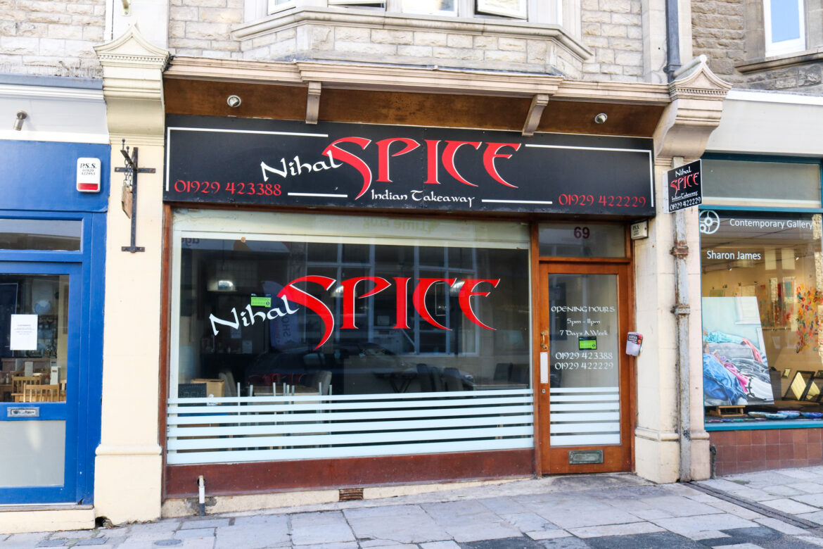 Nihal Spice Indian takeaway on Swanage's High Street