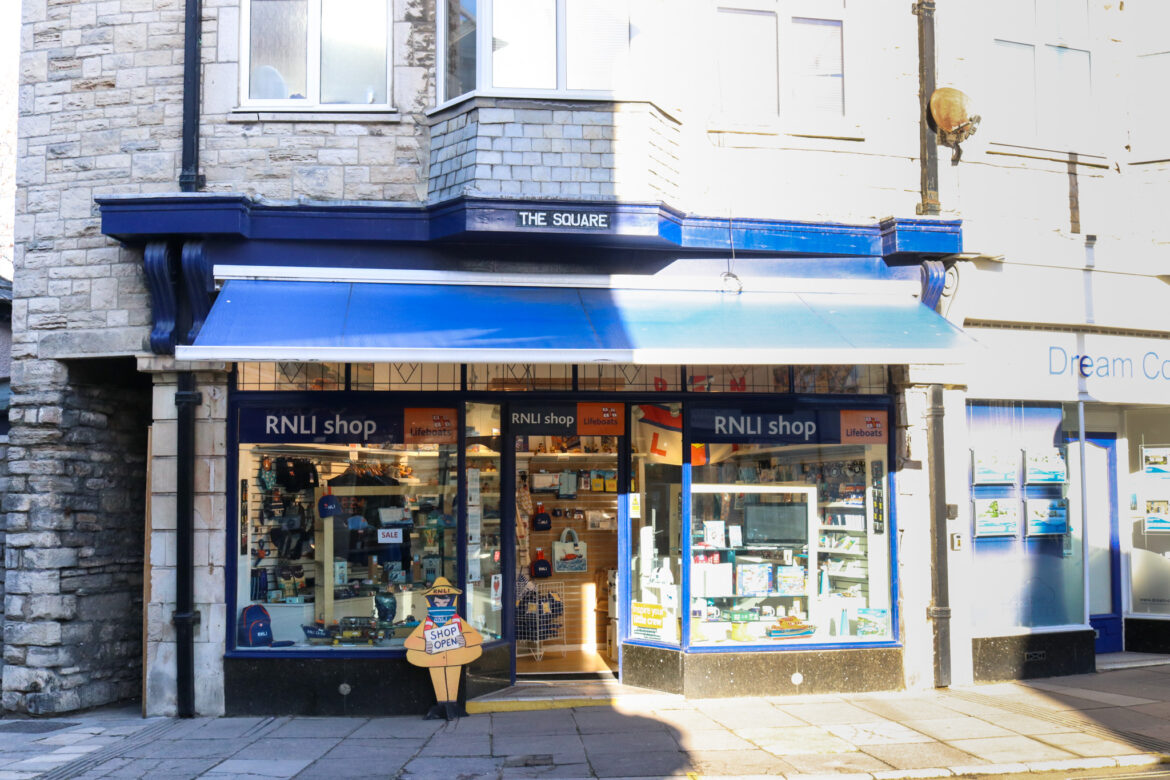 Swanage's RNLI shop in the Square