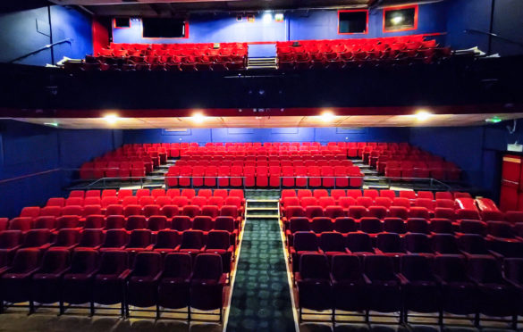 Seating in the Mowlem auditorium in Swanage