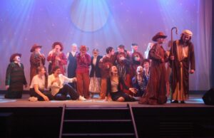 A scene from the Joseph musical by Swanage School students