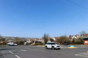 North Beach - De Moulham Road car park in Swanage