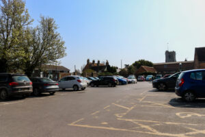 Cars parked at the Rempstone Centre car park in Wareham
