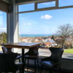Sea views from the bar area of Swanage Bay View Holiday Park