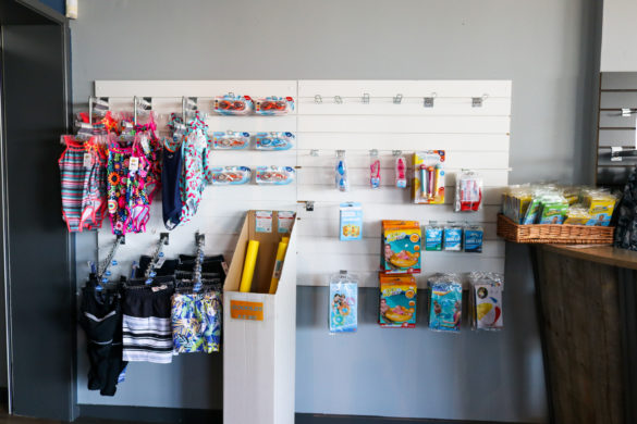 Swimming supplies for sale at Reception - Swanage Bay View Holiday Park