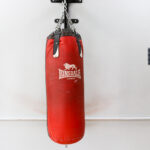 Lonsdale punch bag in the gym next to the spin studio at Swanage Bay View Holiday Park