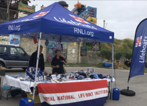 RNLI stall on Swanage seafront