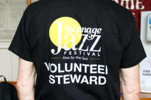 Volunteer steward t-shirt, Swanage Jazz Festival